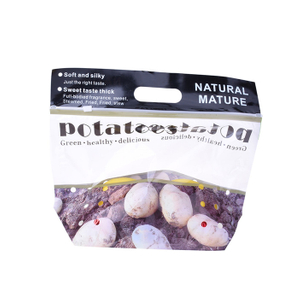 Laminate plastic clear resealable bags with your logo printing to pack fruit