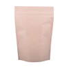 High quality ziplock bag compostable paper food packaging 500g with oval window