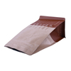 High Quality ECO Friendly Flat Bottom Side Gusset Coffee Bean With Valve and Zipper