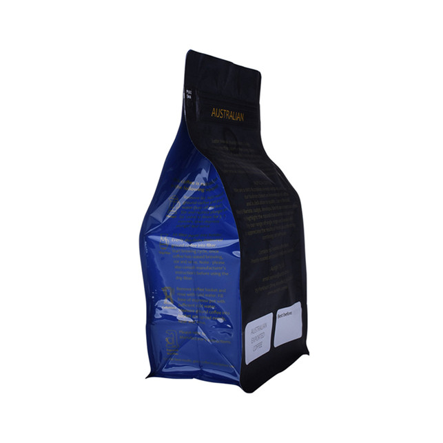 500g recyclcling coffee stand-up packaging with box bottom