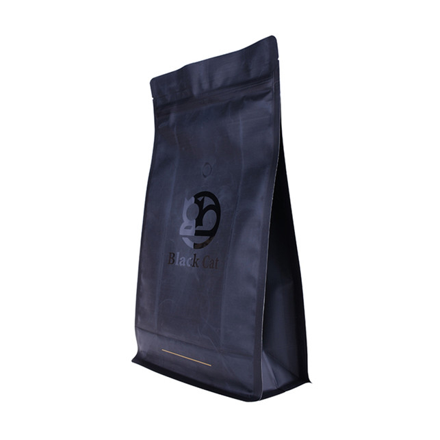 Compostable laminated 12oz biobased coffee bag with valve