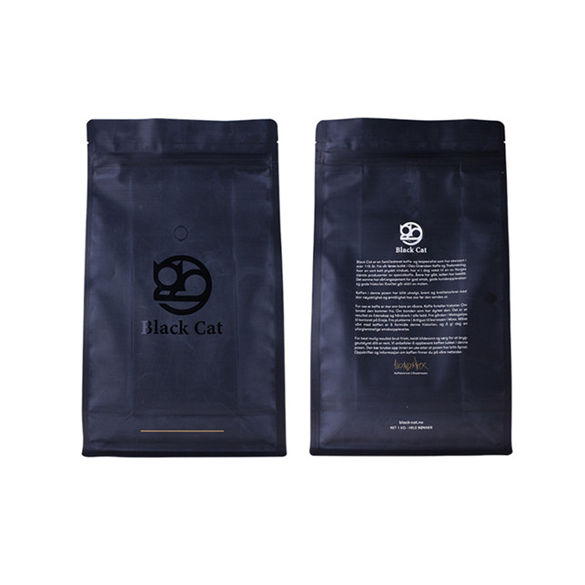 340g Recyclable recycling coffee packagings organic with valve