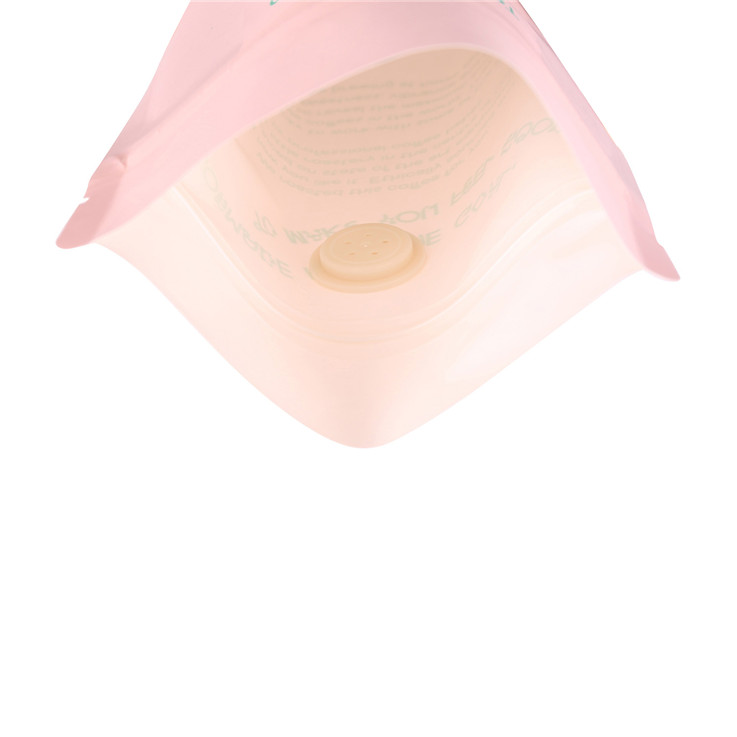 Newest Double Zipper Kraft Coffee Bag