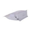 Compostable Custom Design Resealable Zipper Craft Paper Flat Bottom Bags