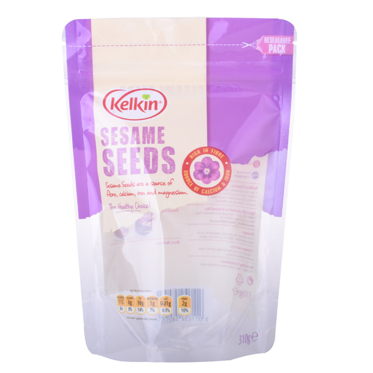Plastic Zip Lock Laminated Material Bluegrass Seed 50 Lb Bag