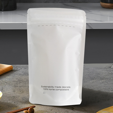 Custom Private Label Child-resistant Ziplock Home Compostable Cannabis Bags