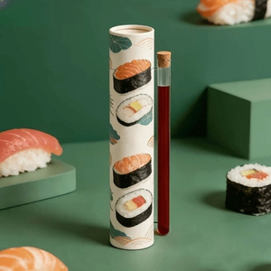 Eco-Friendly Sushi Push Pop Tube Recyclable & Food-Grade Packaging