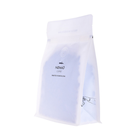 500g cafe packaging recyclable bag with side gusset