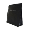 Custom Printed Flat Bottom Side Gusset 1kg Coffee Bag With Valve And Ziplock
