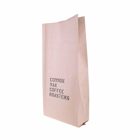 2lb Side Gusset Coffee Bag Compostable Paper Packaging