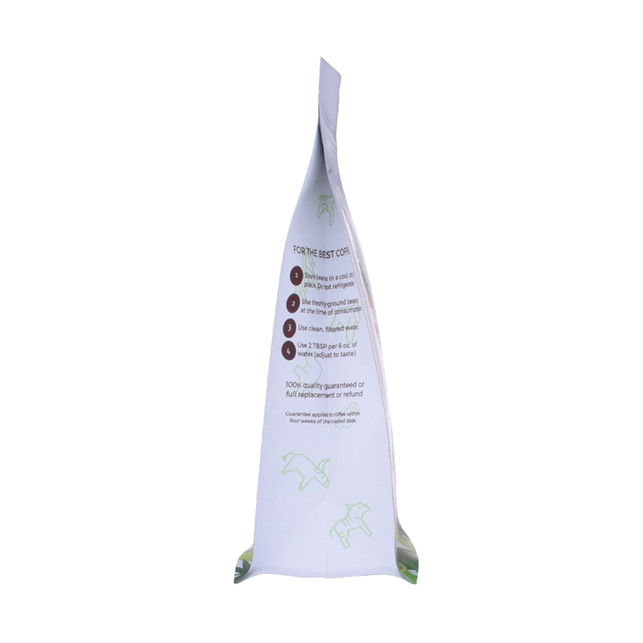 250g compostable stand up pouch in spcieal shaped