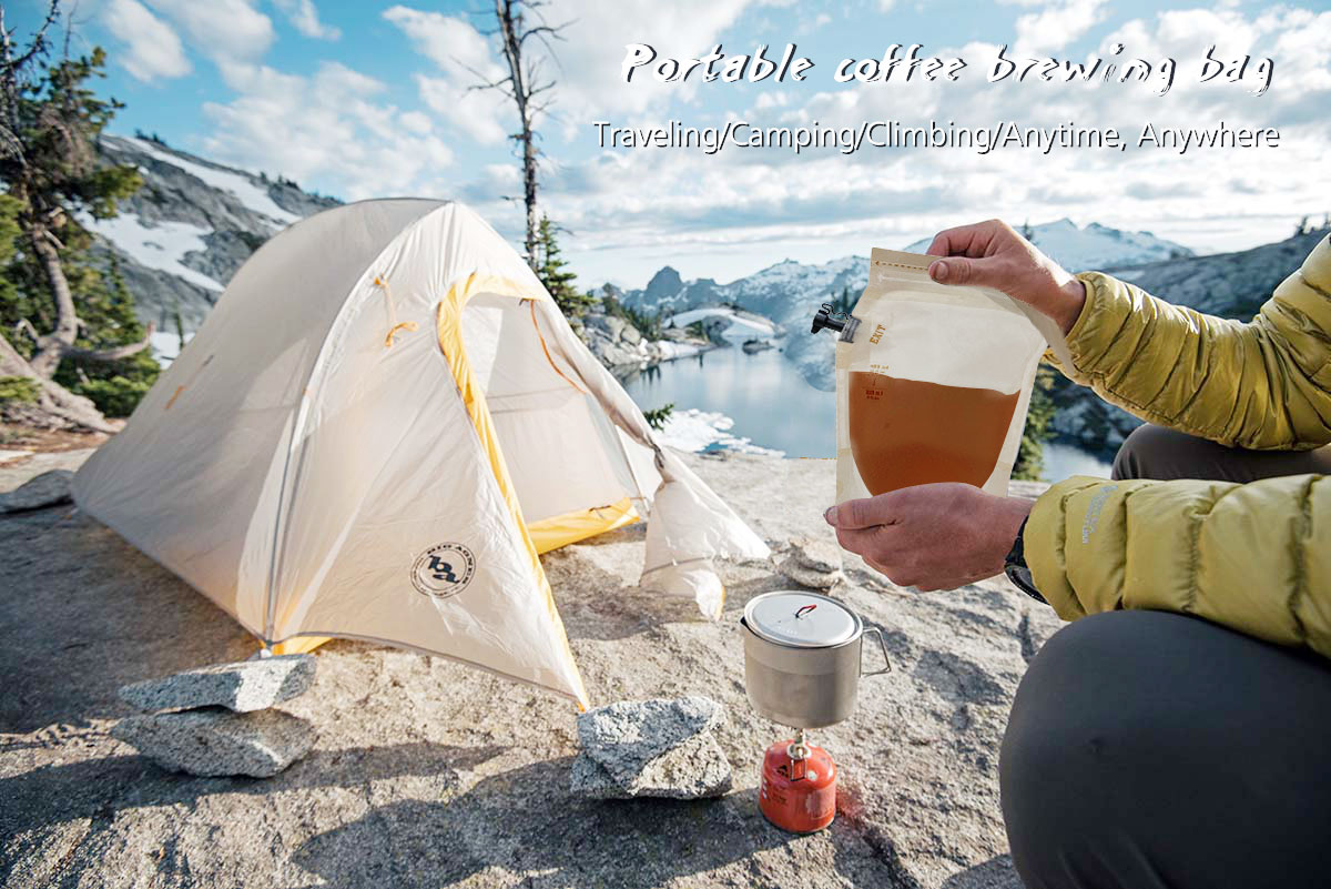 With the coffee brewer bag you can brew a cup of fresh coffee anytime and anywhere