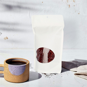 100% Natural Recyclable Carbon Neutral Coffee Bags With Window