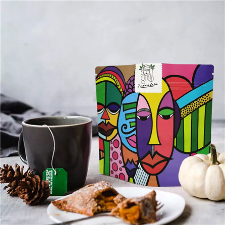 zero carbon printed coffee bag