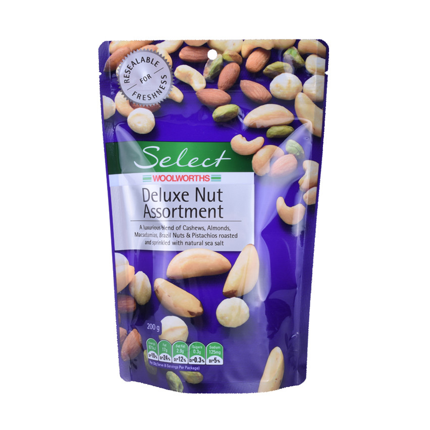 Food Grade Stand Up Aluminum Foil Food Bag