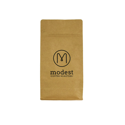 Custom Logo Biodegradable Flat Bottom Coffee Bags