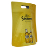 Retail Quad Seal Custom Food Package Wine Bags