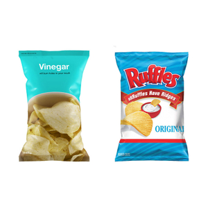 Compostable Biodegradable Tear Notch Paper Bag Packaging For Food