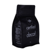 Custom print coffee bag with block bottom recycled material