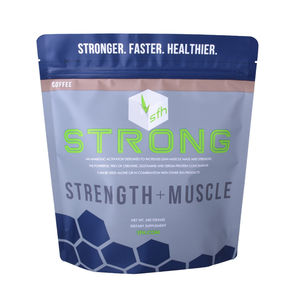 Custom Made Compostable Collagen Powder Packaging Bag