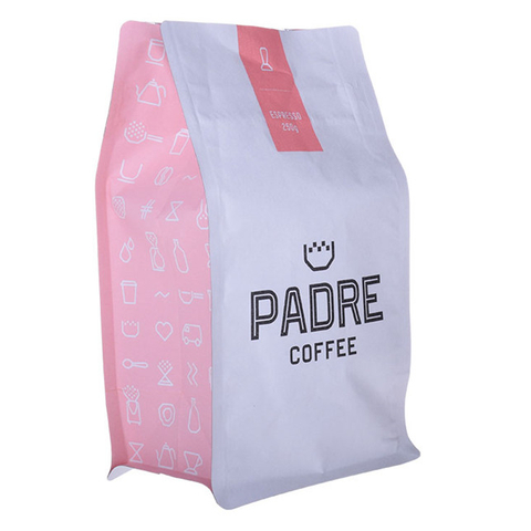 Customized Logo Resealable Coffee Bags With Valve