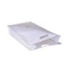 Eco friendly green plastic pouch with handle heat sealed garment bag