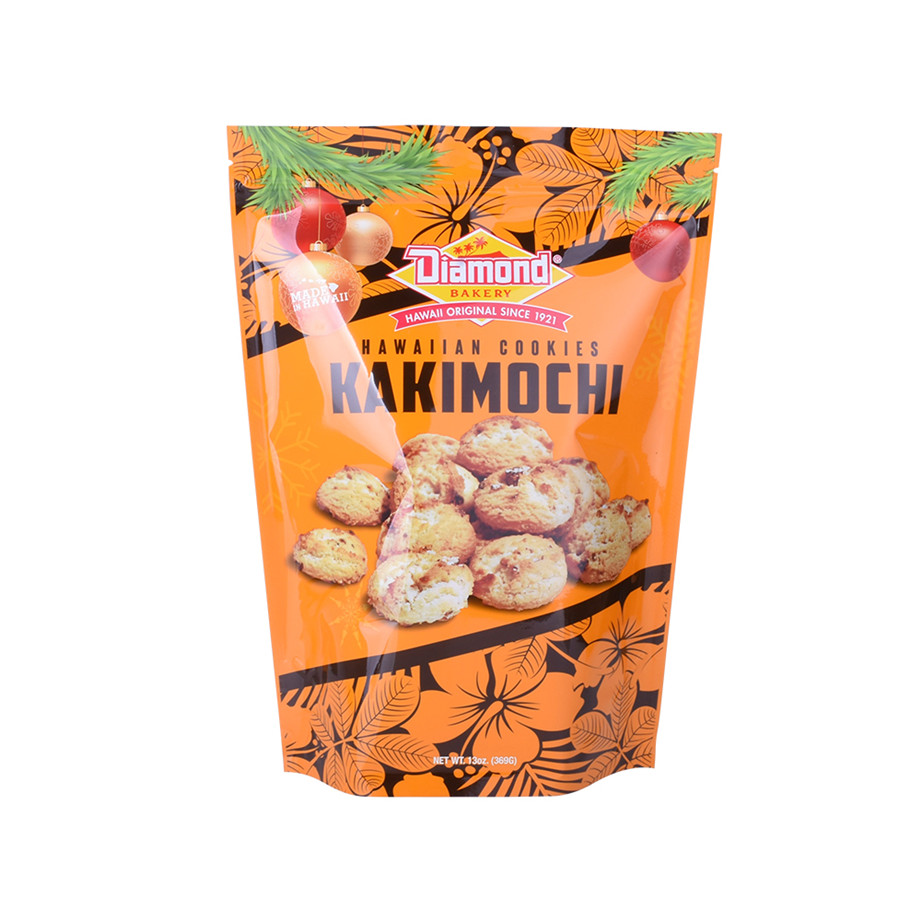 High Quality Snack Bags Stand Up Pouch Kraft Paper Smell Proof Bag