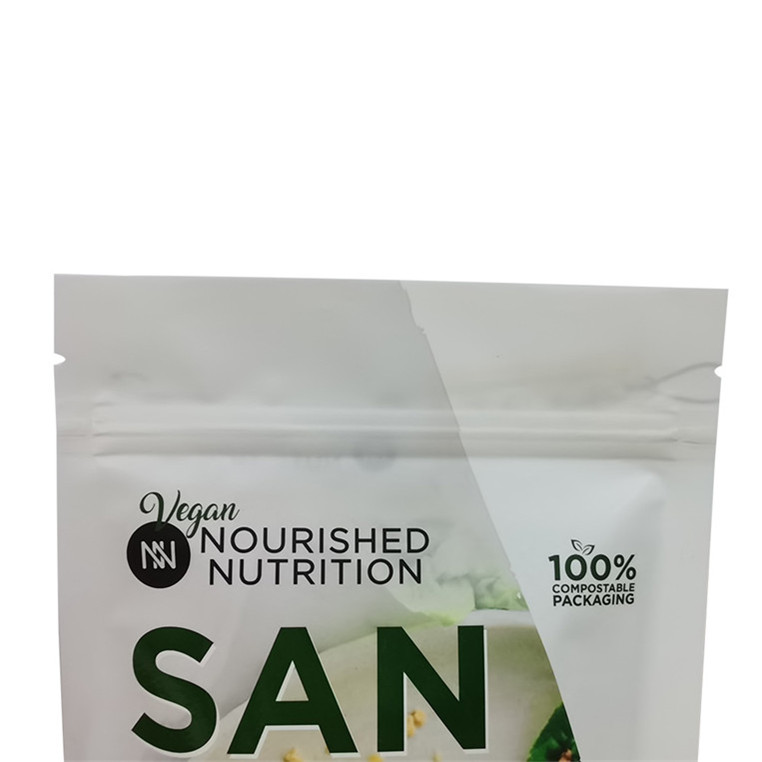 Wholesale Stand Up Aluminum Foil Bag Corn Starch Based Biodegradable Paper Bags Food Packaging