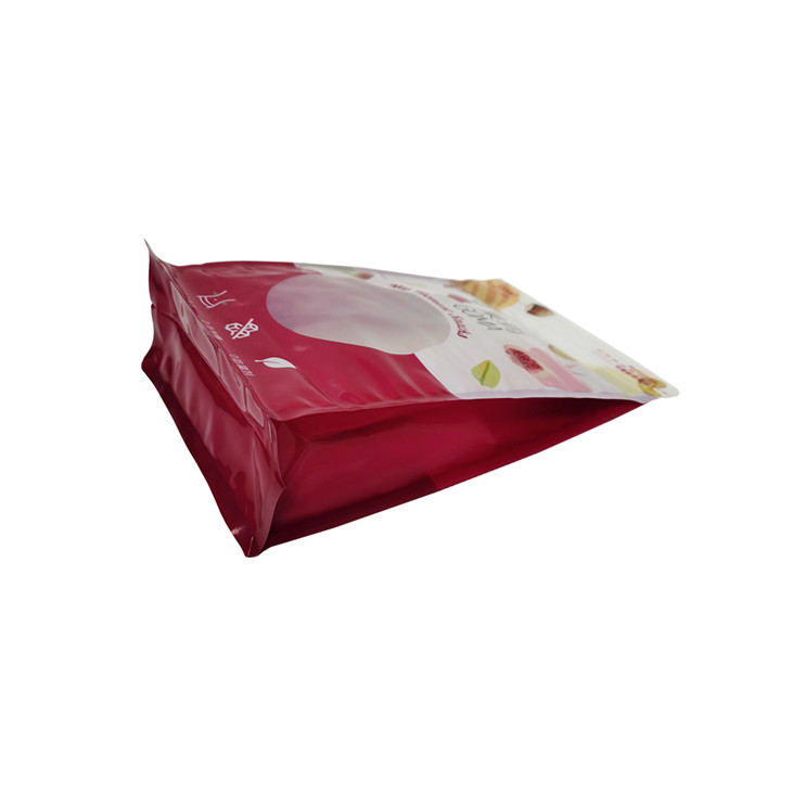 China Manufacturer Recycled Clear Plastic Stand Up Pouch Kraft Pet Food Packaging Bag