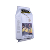 Custom heat seal spot gloss with matte stand up pouches clear kraft paper pouch coffee bags canada