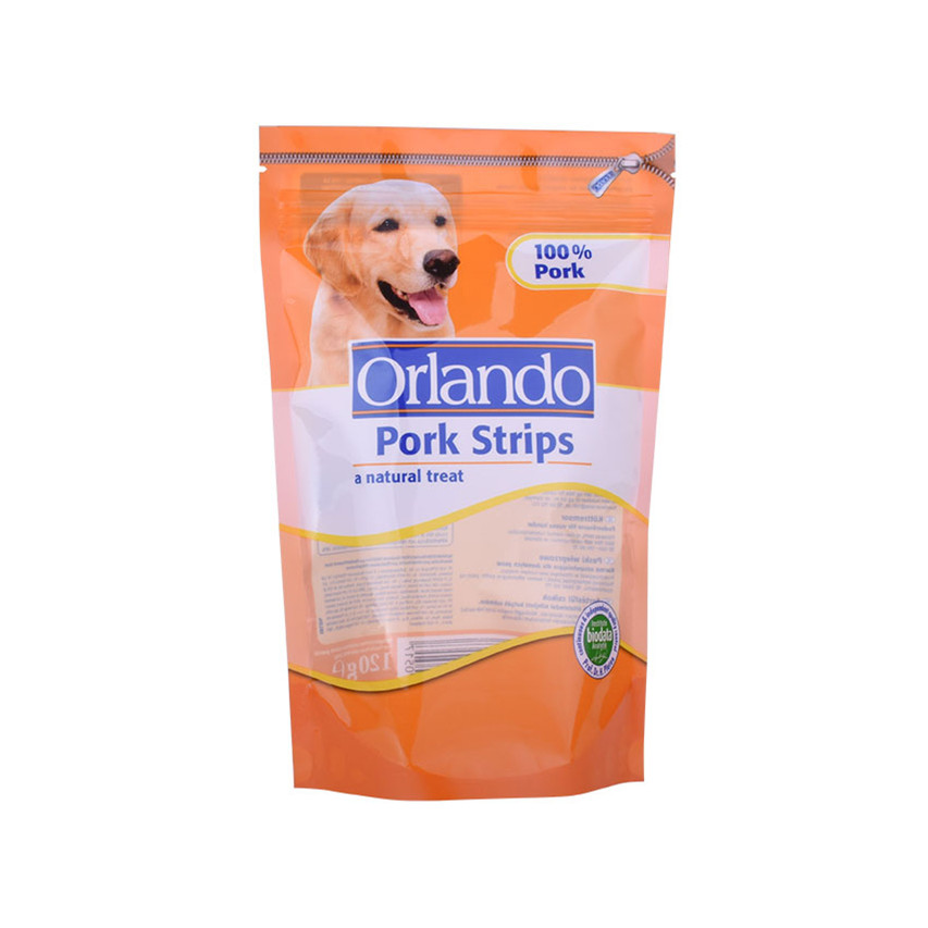Good Quality Matte Finish Stand Up Pouch Supplier Biodegradable Cartons Dog Food Bag