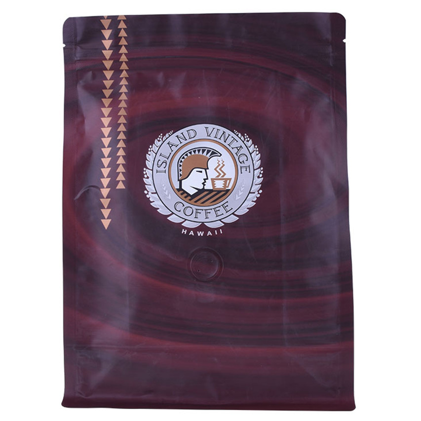Laminated Aluminum Foil Biodegradable Cellophane Bags Compostable Flat Bottom Pouches Branded Coffee Bags