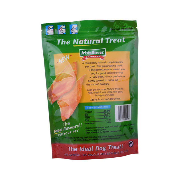 Renewable Plastic Recycle Cat Food Pouches Digital Printing On Plastic Pouches