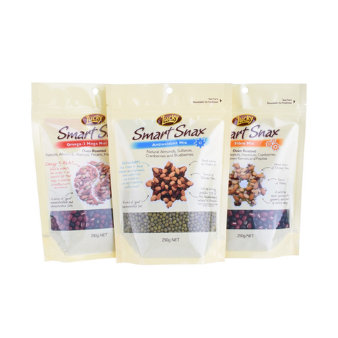 Excellent recyclable materials heat sealing plastic containers logo printed on products frosted pouches