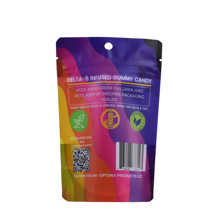 New Style Offset Printing Plant Based Wholesale Resealable Candy Bags