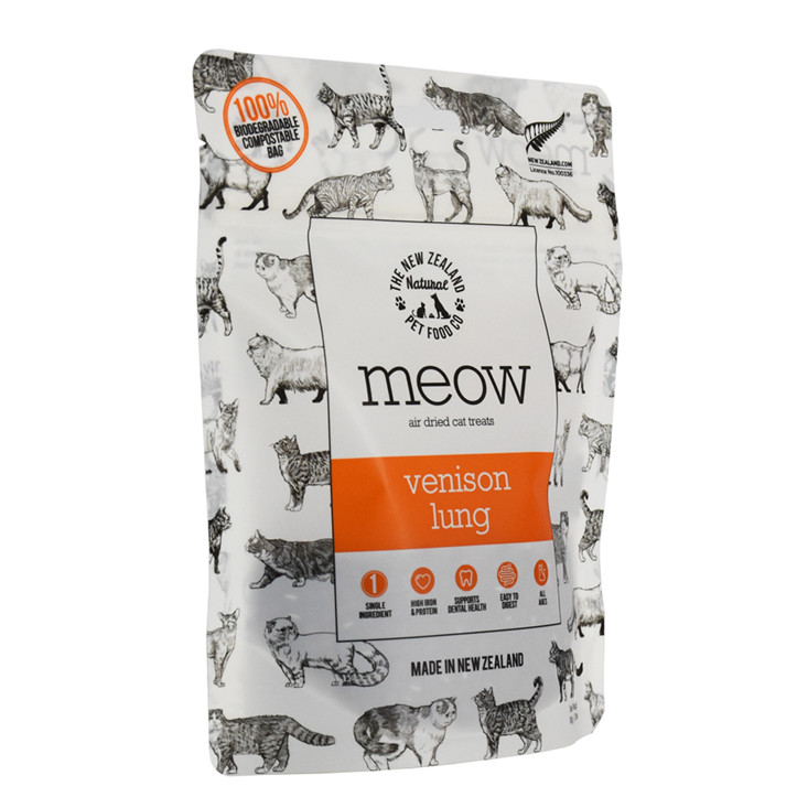 Good Quality Foil Zippered Recycling Cat Food Pouches Uk Pet Treat Bag
