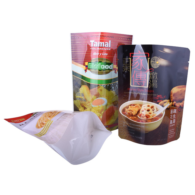  How to make paper stand up flavorseal vacuum pouch Custom retort bags