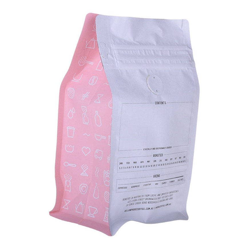 New Design Eco Friendly Recyclable Pouches Biodegradable Packaging Companies Custom Coffee Bags