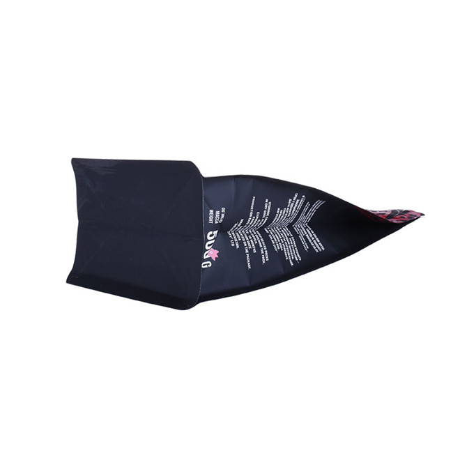 Flat plastic bag Embossing lay flat bag coffee packaging pouches