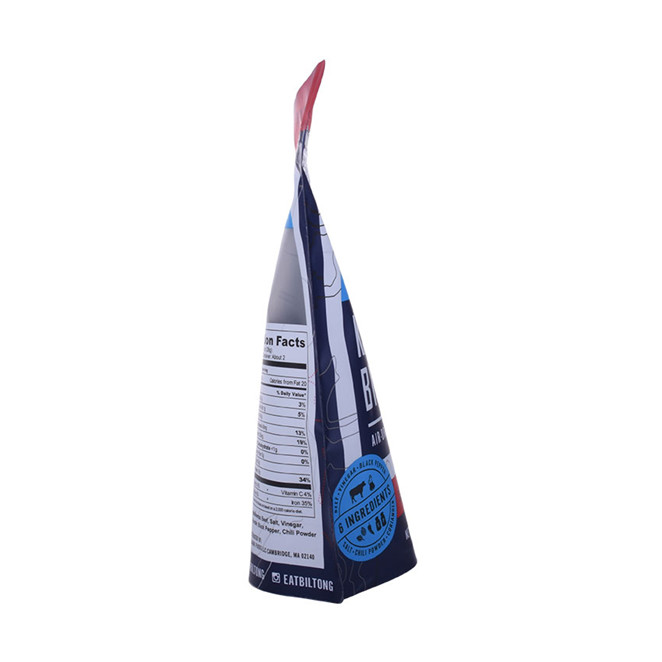 Sustainable Laminated plastic jerky bags by digital printing