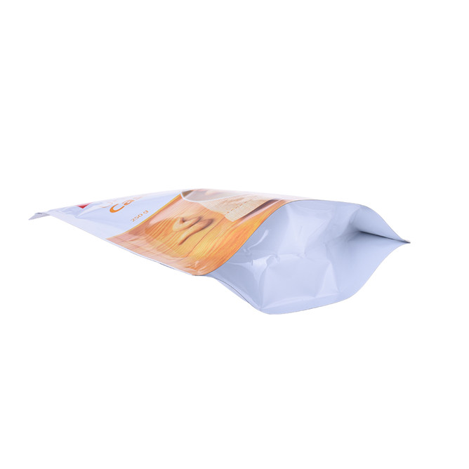 Digital printed foil sachet with zip for food packing in doypack