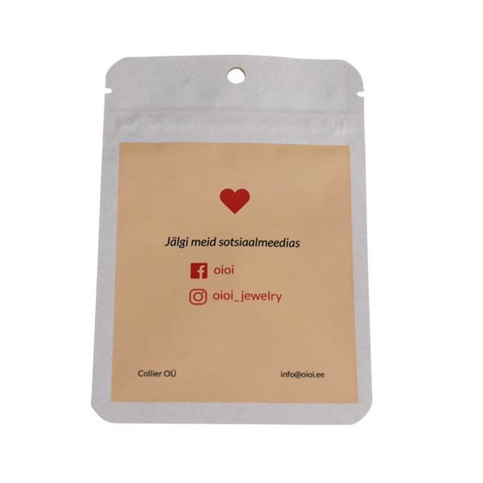 High Quality Colorful Printing Hot Sale Eco Friendly Custom Paper Pouch