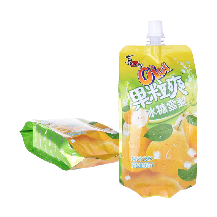 Flexible Packaging Custom Logo Low Price Stand Up Juice Packing Bag
