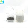 Rice paper laminatd biodegradable plastic seal bags with clear window for food packing