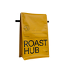 Matt Finish Custom Print Zip Kraft Paper Bag with Clear Window Coffee Bags Packaging