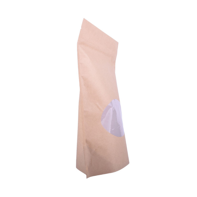 Laminated compostable Customized Tea Bags with oval window for tea packaing