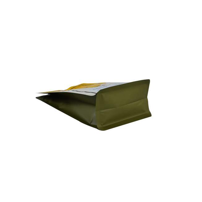Custom Production Reclosable Pocket Zipper Coffee Bag with Degassing Valve