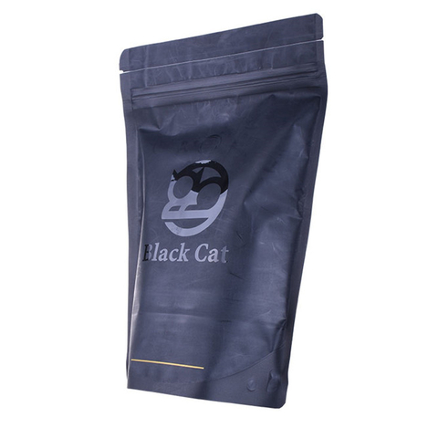 Recycling custom printed stand up pouches uk coffee bag wholesale with zip closure
