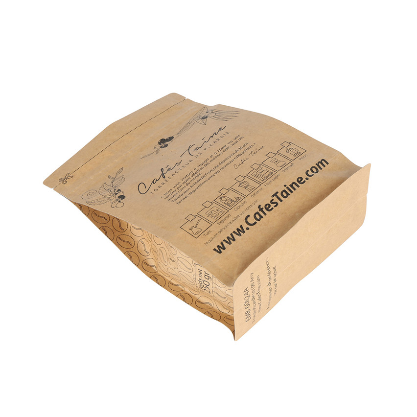 Excellent Quality Pla Compostable Flat Bottom Tea Pouch Wholesale