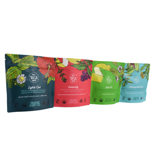 High Quality Custom Design Compostable Biodegradable Stand Up Tea Packaging Bag Wholesale